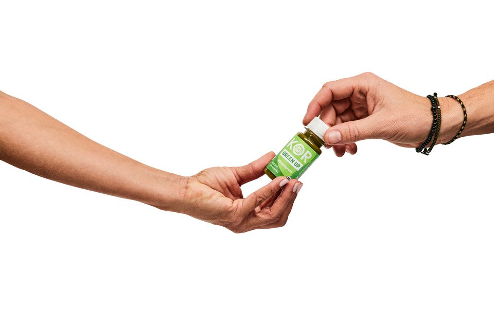 illustration of woman sitting at a desk holding a flag with a sad face