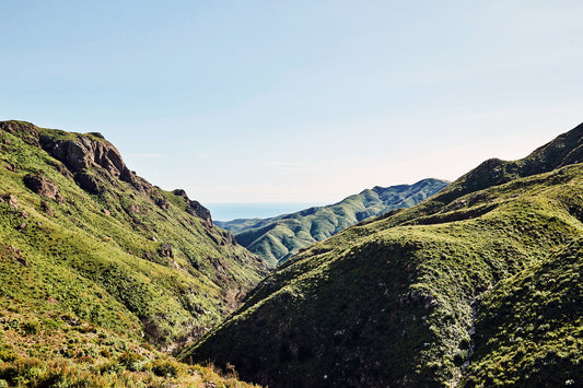 green mountains in malibu california